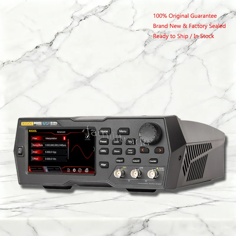 NEW RIGOL DG952 DG972 DG992 Function/Arbitrary Waveform Generator In Stock 50/70/100MHz 2CH 250MSa/s 16Mpts DG900 Original Box