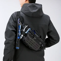 Riñonera táctica nailon MOLLE senderismo pesca bolsa teléfono