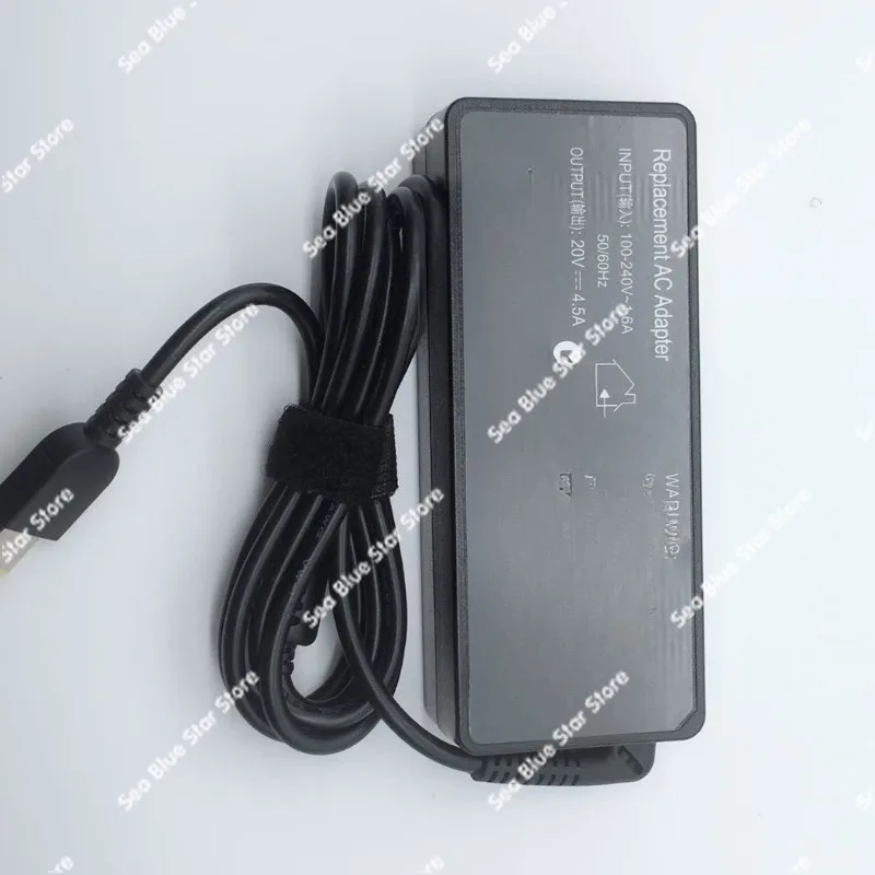 Laptop Power Adapter USB Square Port 20V 4.5A 90W Suitable for Lenovo Notebook Charger 90W view 3