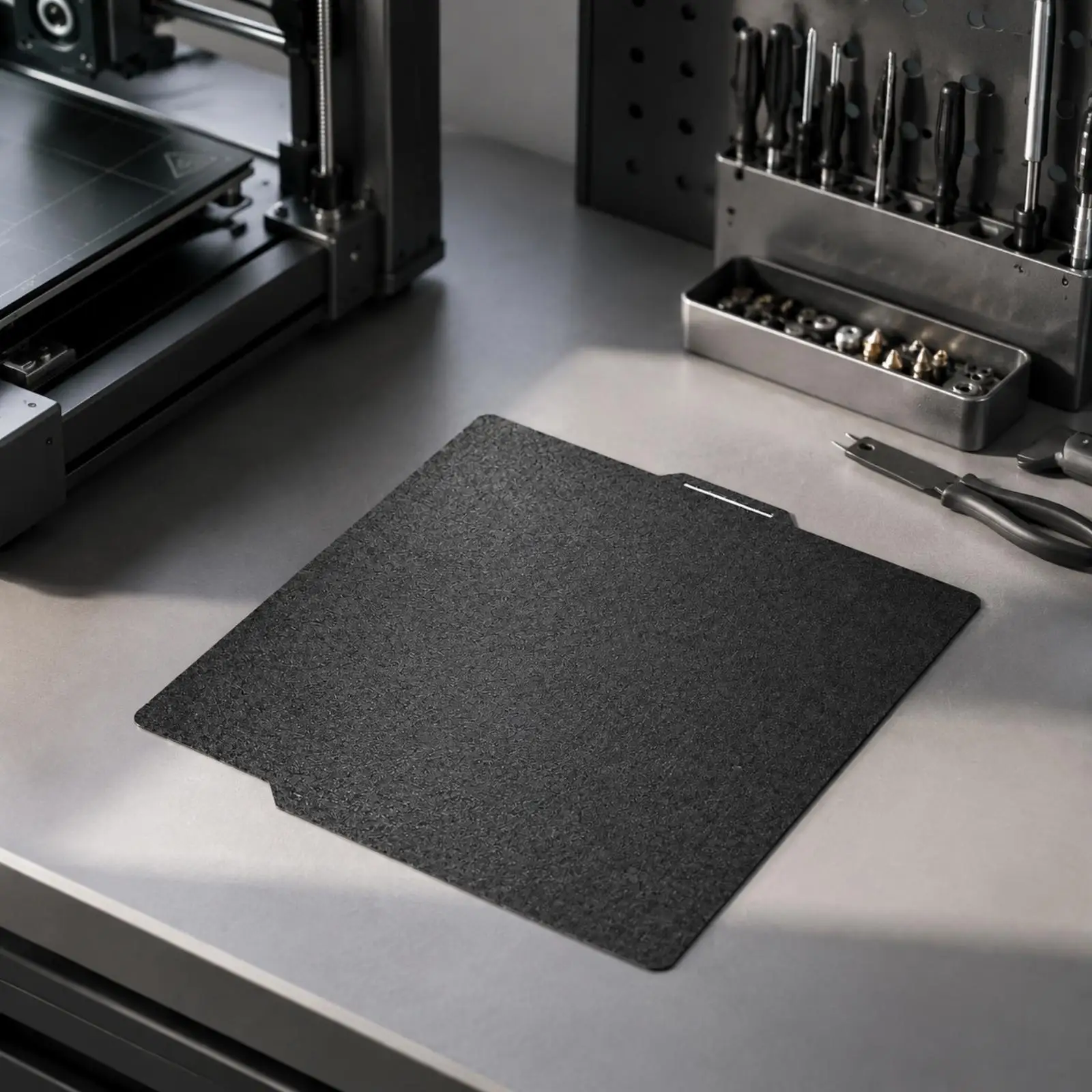 Double Sided Powder Coated PEI Steel Plate for Bambu Lab X1 P1 P2S X2D 3D Printer First Layer Adhesion