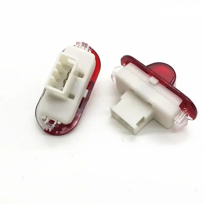 2 قطعة باب السيارة ترحيب أضواء مجاملة شبح العارض الظل مصابيح لسكودا VRS شعار اوكتافيا A5 MKII 2006 2008-2013 اكسسوارات