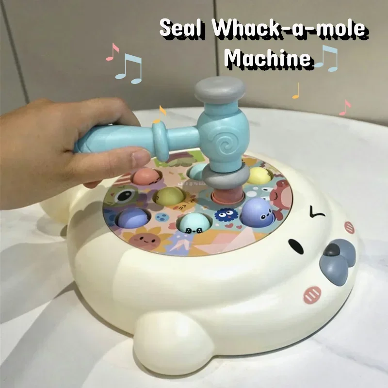 Kinder Whack-A-Mole Spielzeug Elektrische Klopfmaschine Bildung Spielzeug Tier Bord Hand-Auge Training Hammer Spiel Kinder Weihnachten geschenk