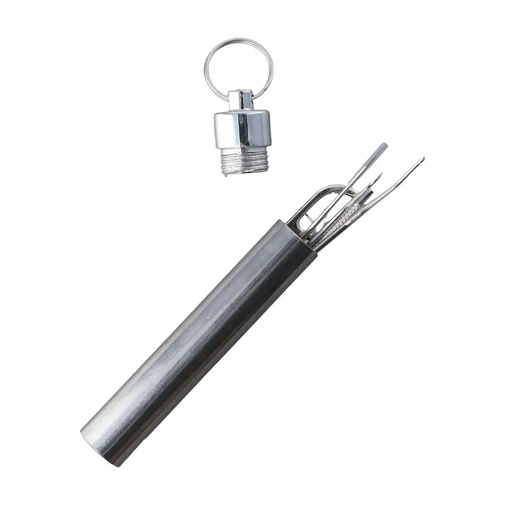 

Storage Box Seal Storage Box Oral Cleaning Tool Toothpick Pocket Set Stainless Steel Toothpick Set Tooth Pick Keychain Holder