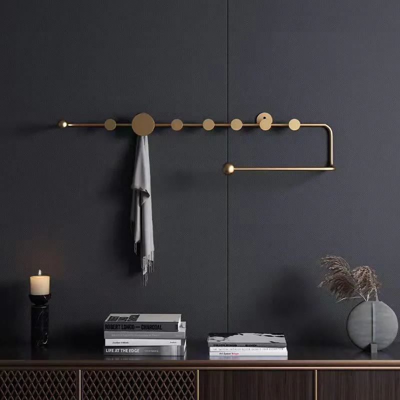 Light luxury coat racks, bedroom hangers, wall decorations, bathrooms, wall-hung entrances, cloakrooms