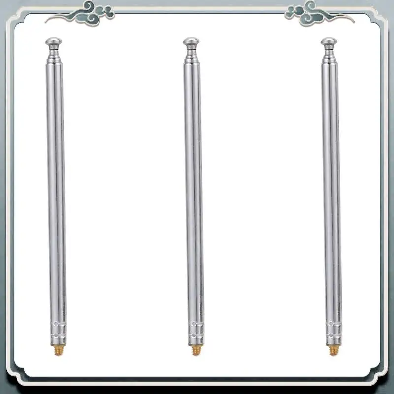 ABIJ-3X RC Model Car 5 Silver 5 Section 3 Mm External Threaded Expansion Antenna