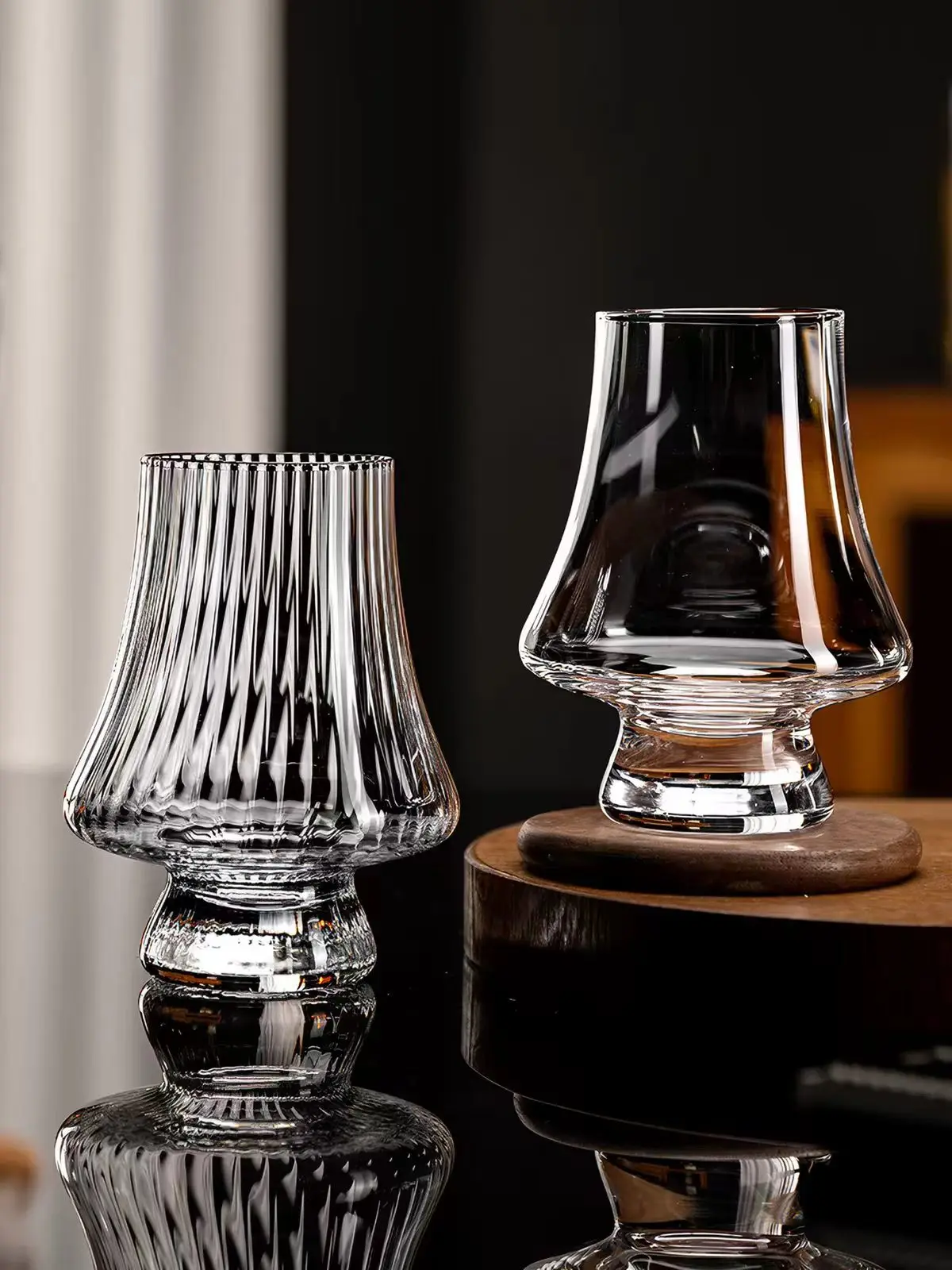 250ml Crystal Handmade Glass Scented Glass Whiskey Glass Tasting Cup Big Belly Foreign Wine Cup Tulip Cognac Cup
