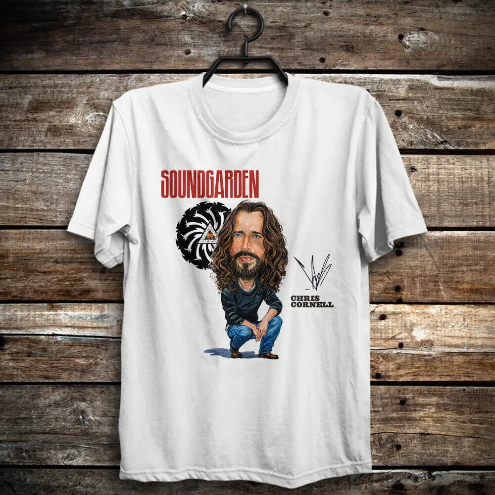 Chris Cornell Tee Soundgarden T-shirt White unisex All sizes S to 5XL 1F560