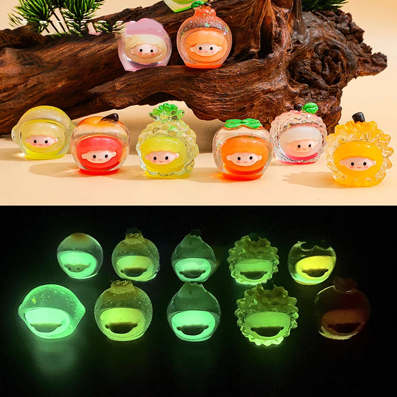 

Mini Simulation Food Luminous Doll DIY Jewelry Accessories Creative Keychain Pendant