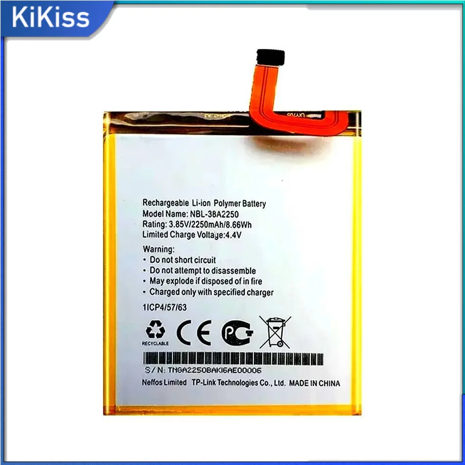 

Mobile Phone Battery Nbl-38A2250 2250Mah For TP-Link Neffos X1 32GB High-Capacity