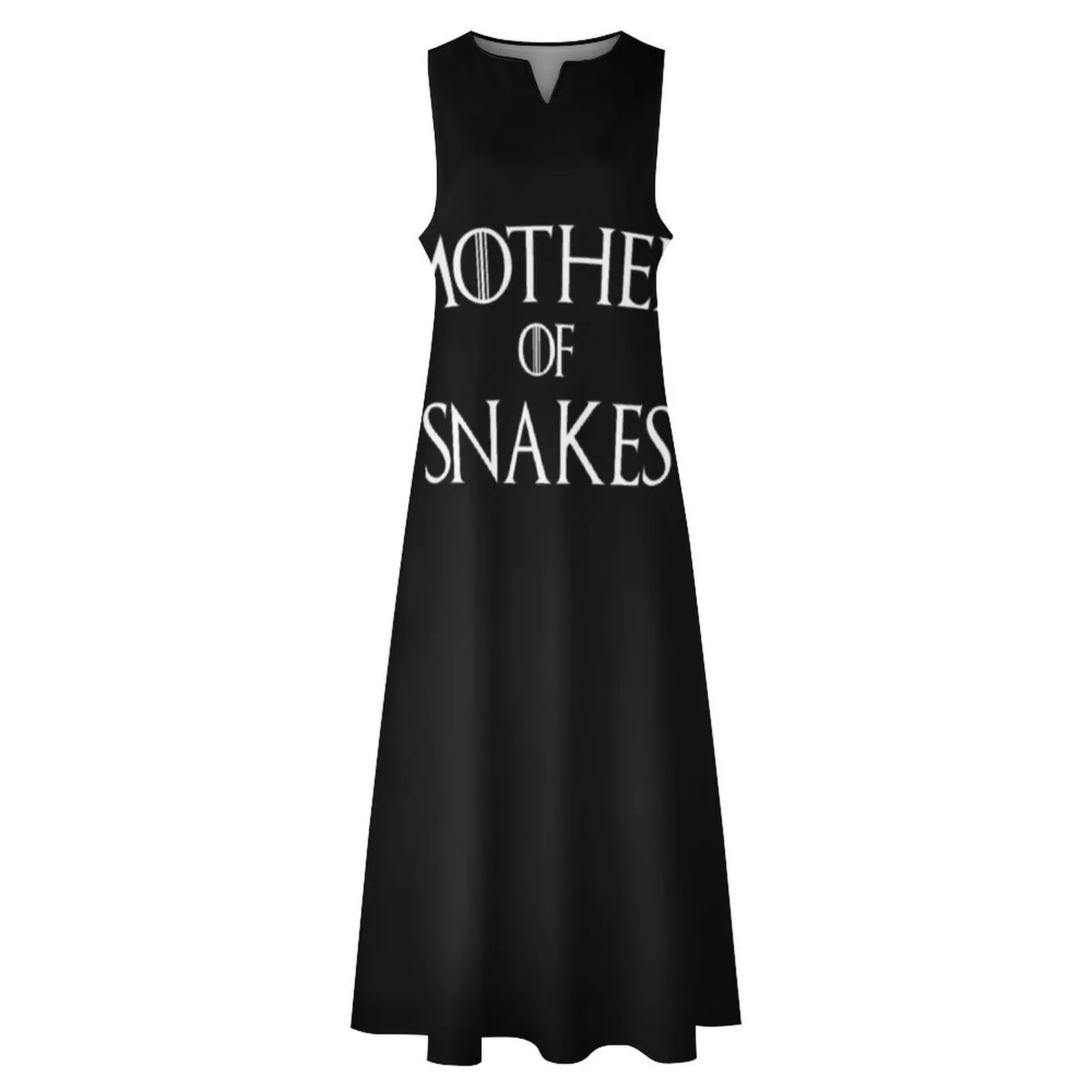 Mãe de cobras camiseta vestido longo para mulheres, aniversário vestidos, gala