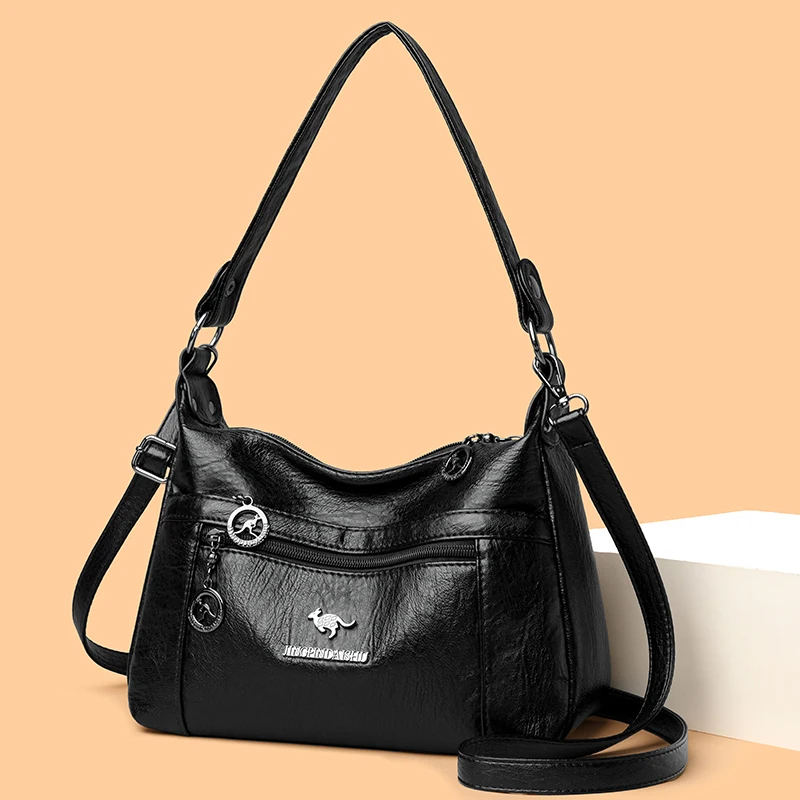 

Luxury Casual Tote Women Bag High Quality Leather Ladies Handbags for Women 2025 New Shoulder Crossbody Bags Designer Sac A Main