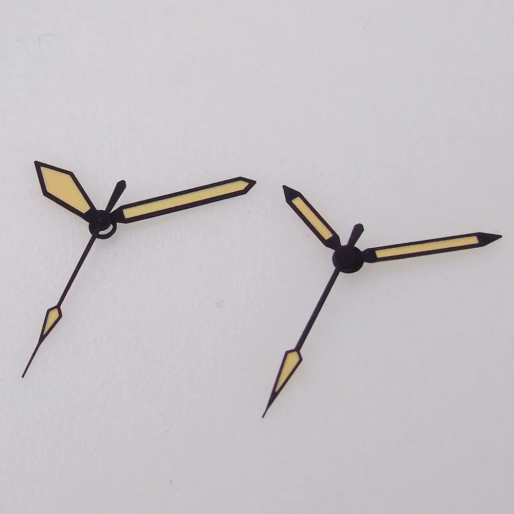Black Yellow Watch Hand Needles for NH35 NH36 NH70 NH72 ETA2824 PT5000 ST2130 Movement Luminous Watch Parts