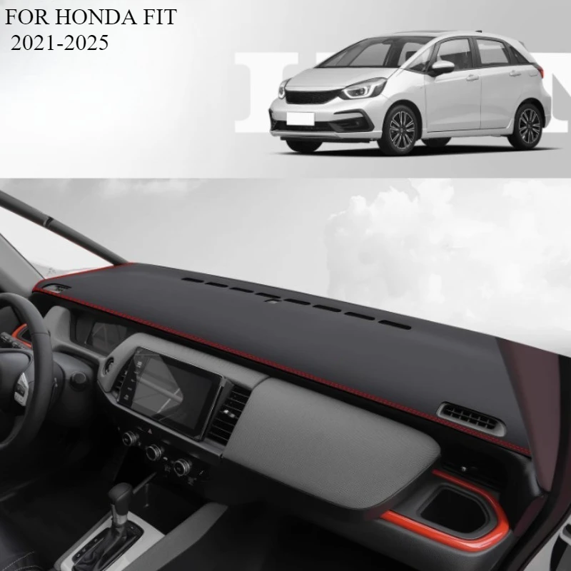 FOR HONDA FIT 2021-2025 Car Dash Mat Dashmat Dashboard Mat Cover Sun Shade Dash Board Cover Carpet  Accessories