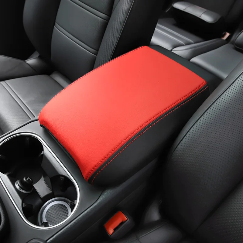 For Porsche Cayenne 11-23 Car central control armrest box protective cover Leather gear shift cover