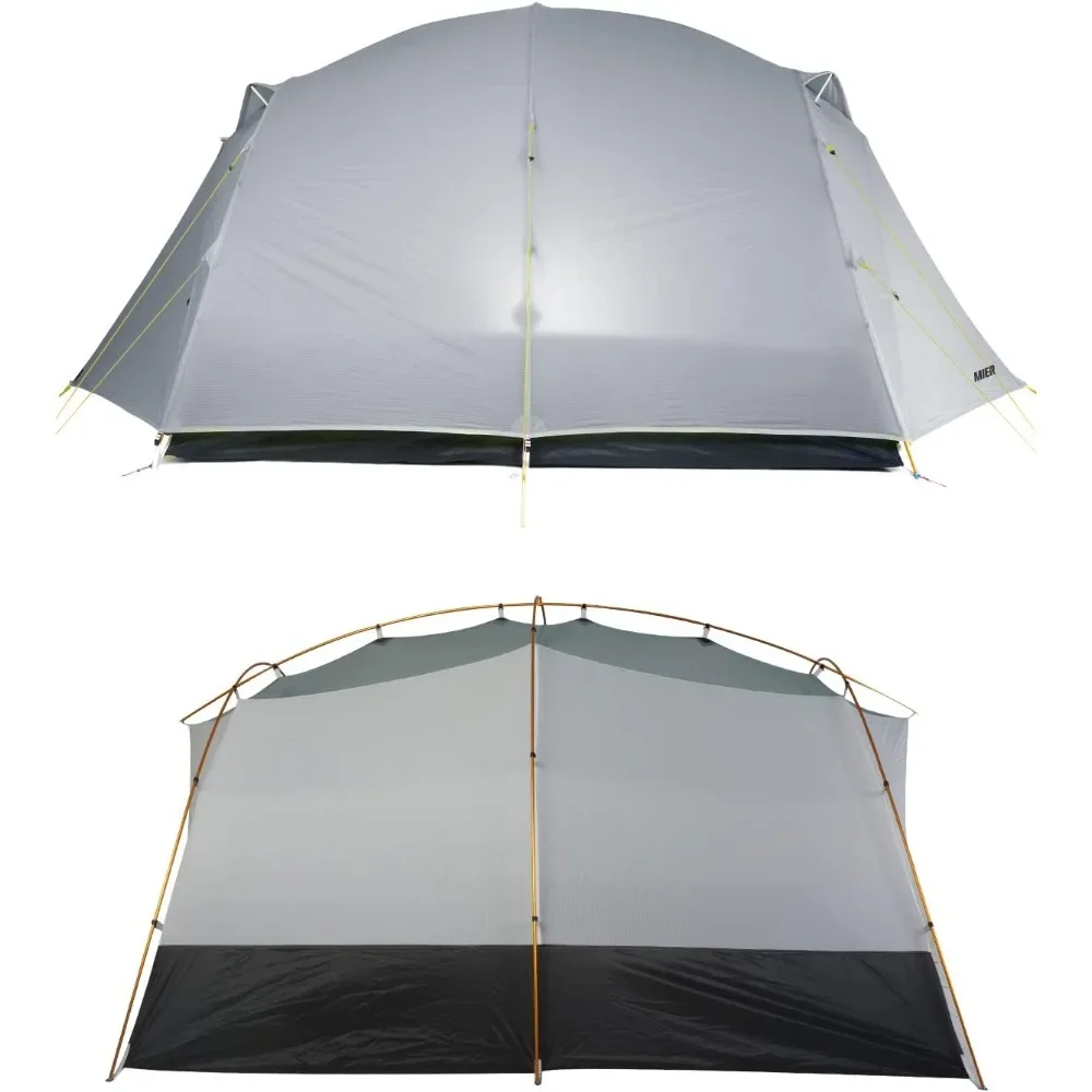 Waterproof Backpacking Tent for 4-Person 4 Season, Lightweight Camping Tents Freestanding with Aluminum Frame