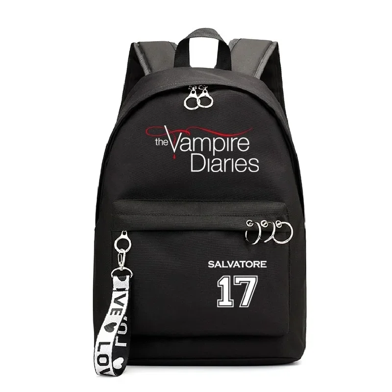 

The Vampire Diaries School Bags Teenager Girls Laptop Backpacks Casual Backpacks Outdoor Backpack Women Travel Korean Bag Pack