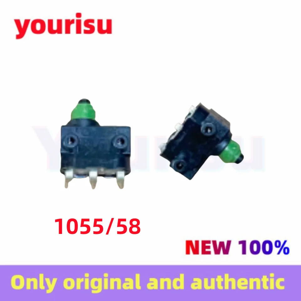 1-5Pcs/Lot original Marquardt car 1055/58 1055-58 waterproof micro switch bent foot car mounted gear shift ignition switch