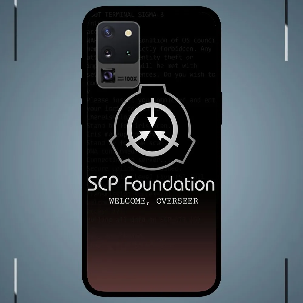 SCP Foundation  Phone Case For Samsung Galaxy S24 S23 S22 S21 S20 FE Note9 10 Plus Ultra Lite 5G Black Phone Case