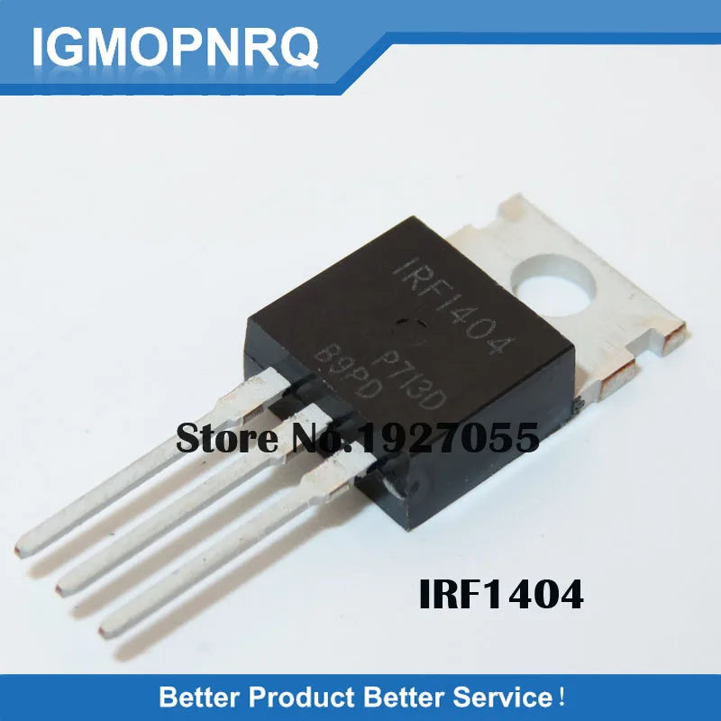 10pcs/lot IRF1404 1404 MOSFET MOSFT field-effect tube TO-220 Chipset In Stock