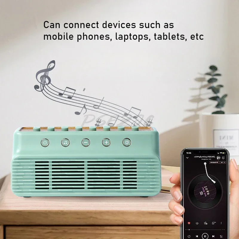 Wireless Bluetooth Natural White Noise Speaker Portable Music Box Bedroom Sleep Relaxation Speaker