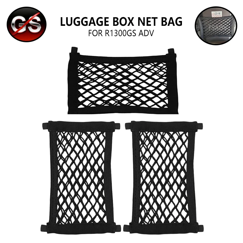 Motorcycle Storage Cargo Net For BMW R1300GS ADV 2025 R1300 GS Adventure R1300GSA Cases Panniers Stretch Fabric Suitcase Bag