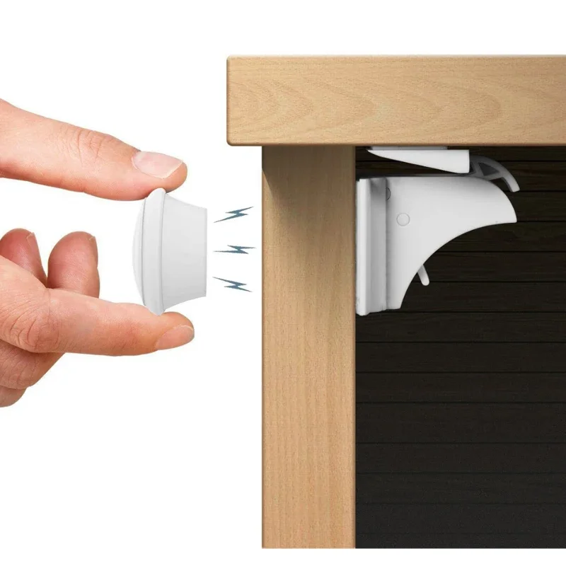 

No Drills, No Tools Required - Our Magnetic Child Safety Locks are Easy to Install and Perfect for Cabinets and Drawers