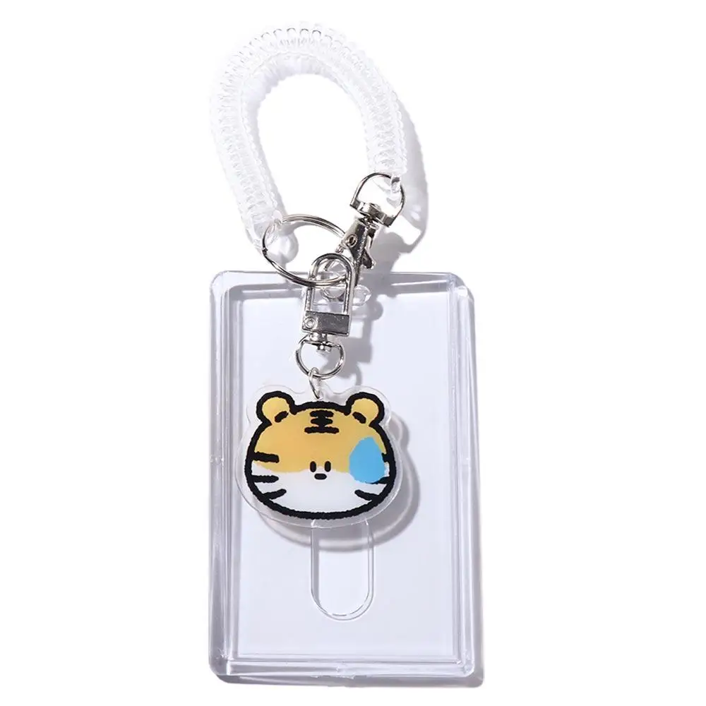Photo Holder With Keychains 3 Inch Stationery Student Card Sleeves Kpop Photocard Holder Bus Card Holder Photocards Storage