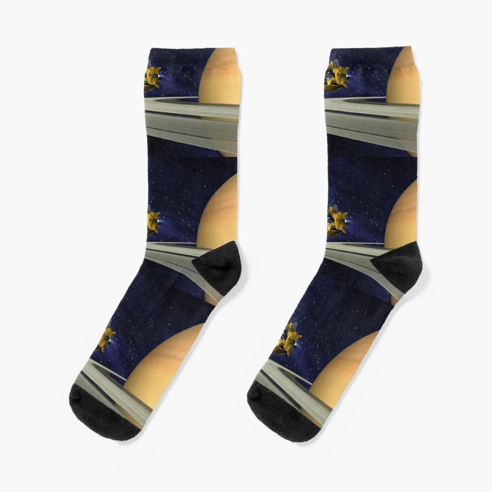 MISSION TO SATURN Cassini-Huygens Socks custom funny gifts Socks For Women Men's