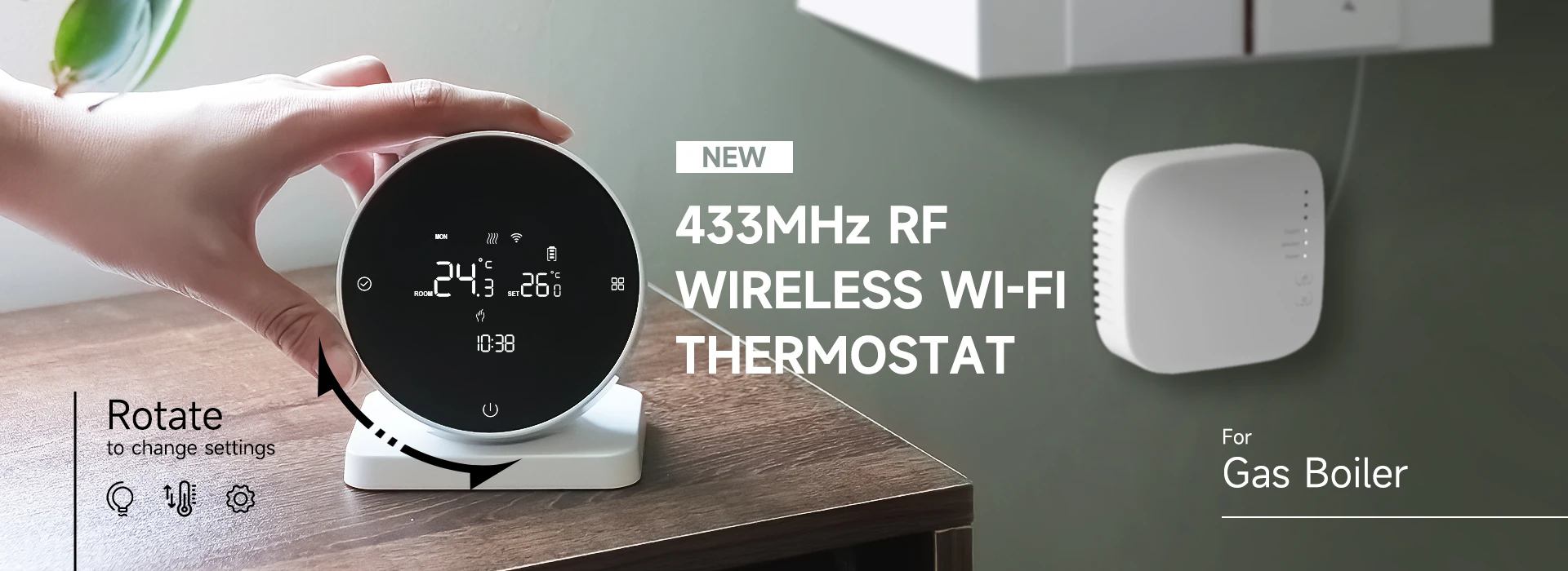 Thermostat WLAN Smart Universel Prises Wifi Chambre Température