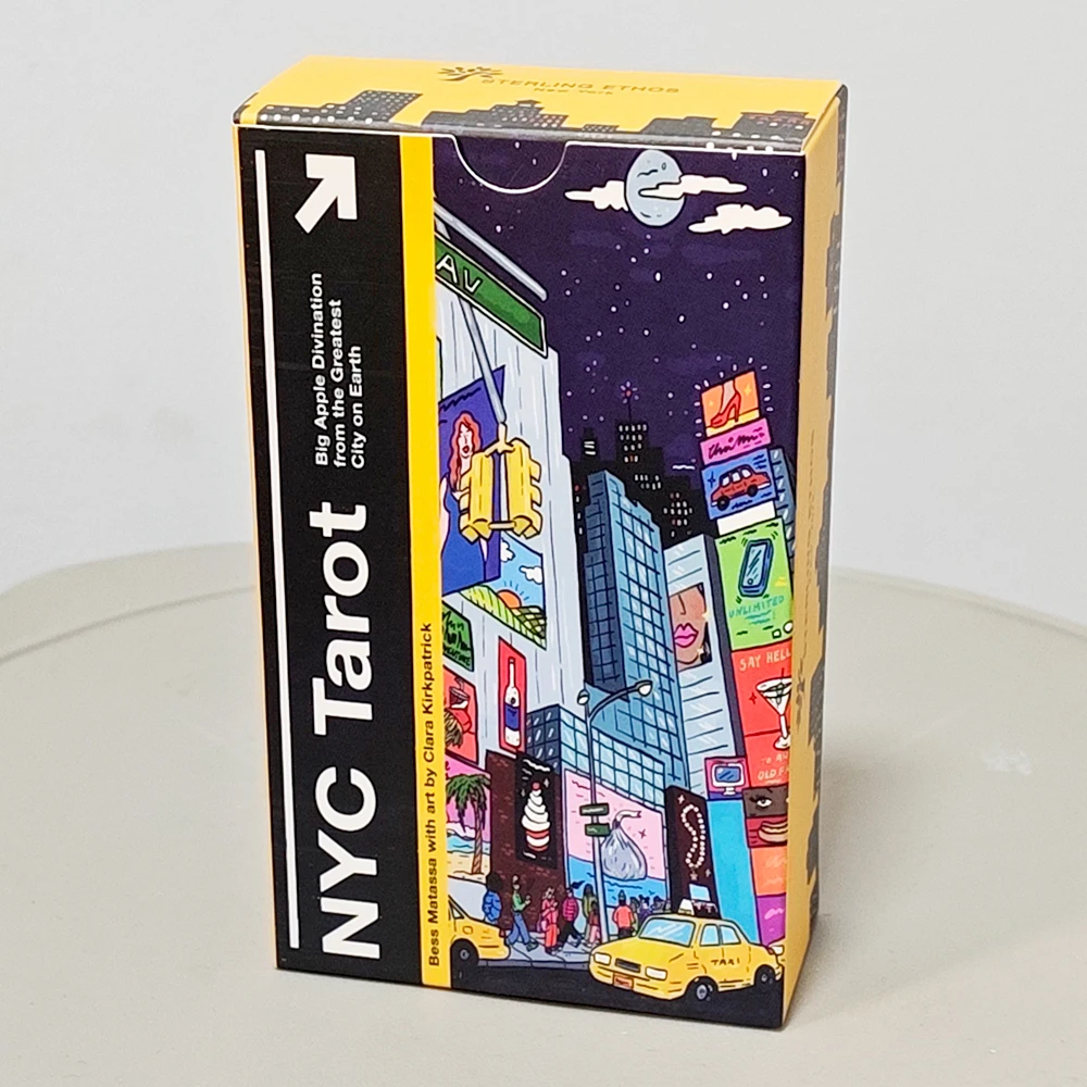 Tarot de Nueva York: Mazo de 78 cartas de adivinación del Big Apple – Cartas de tarot modernas con temática de la ciudad de Nueva York para místicos urbanos 12*7cm
