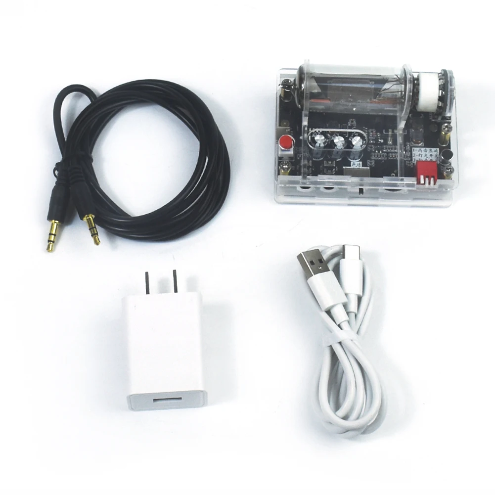 مؤشر مستوى الفلورسنت الصوتي ، مضخم أنبوب عتيق ، لوحة تشغيل سهلة الاستخدام ، USB DC ، 5 فولت ، 6E2