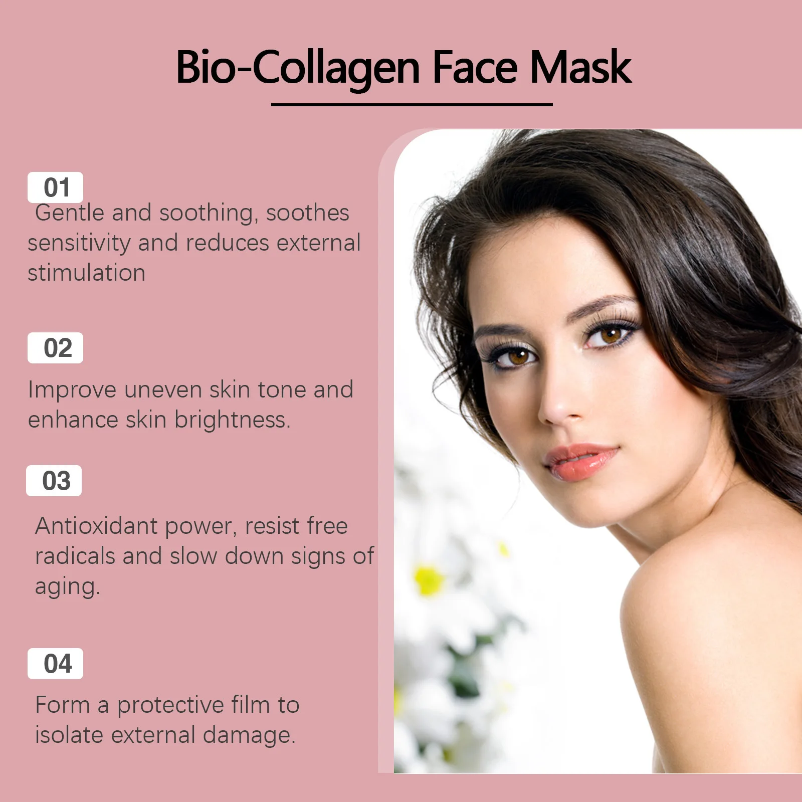 EELHOE Bio Collagen Face Mask Lift Repair Skin Care Rejuvenation Face Firming Products Deep Collagen Anti Wrinkle Lifting Mask