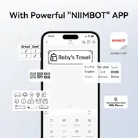 Niimbot B1 Mini Label Thermal Printer Portable Self-Adhesive Bluetooth Maker Machine For Round UV Tag Stickers Labels Rolls 4
