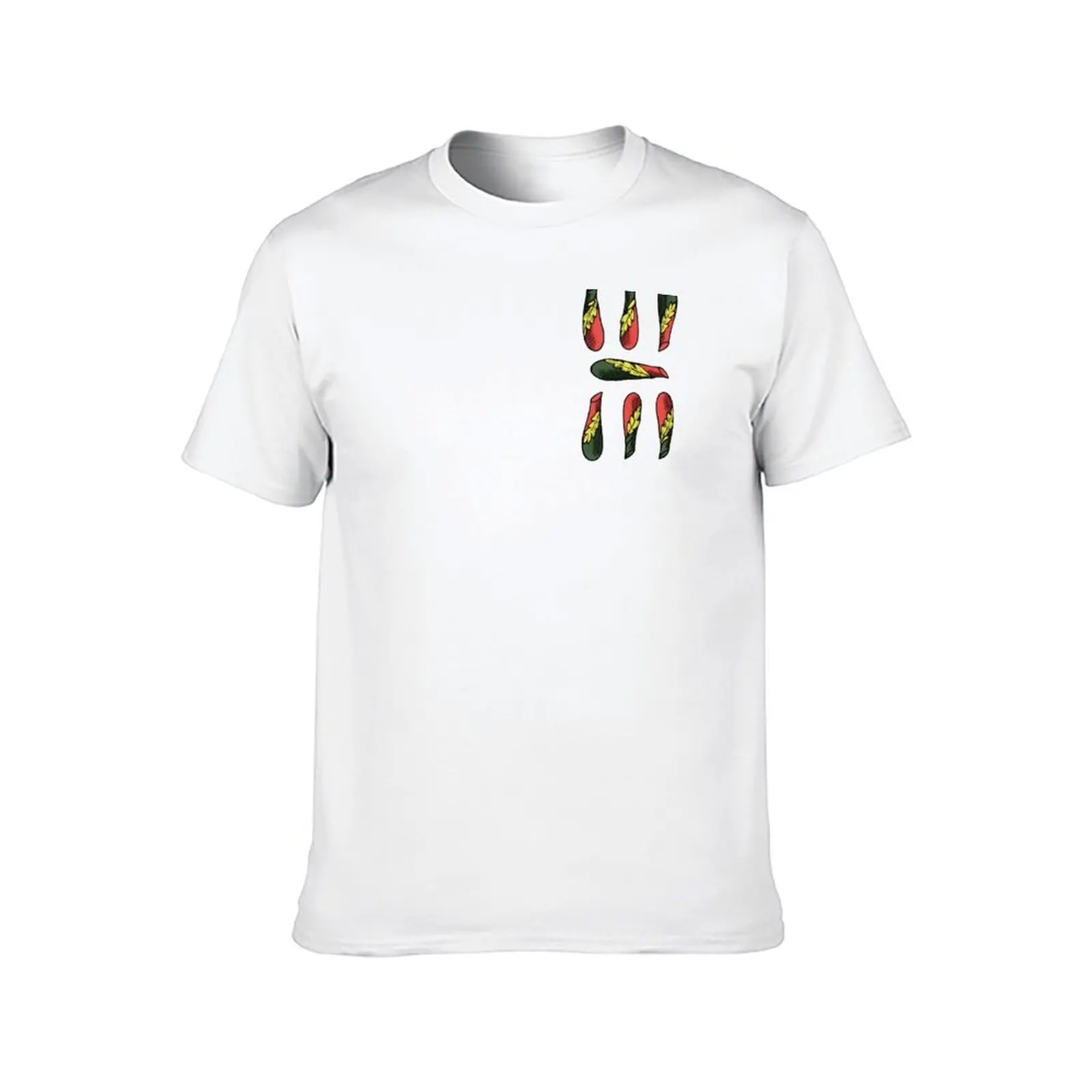 تي شيرت Il Sette Di Bastoni تي شيرت رجالي من القطن الثقيل تي شيرت فاخر