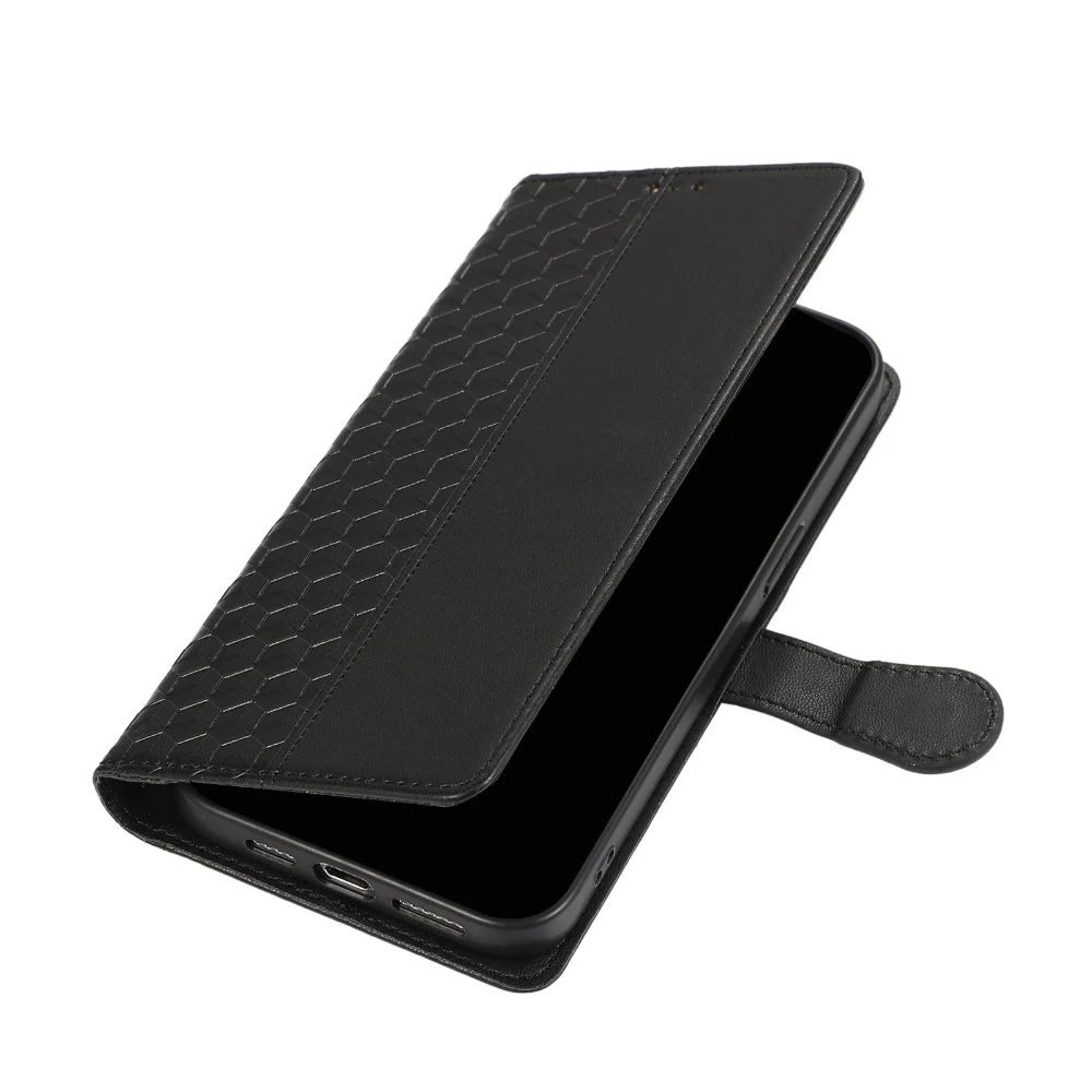 منقوشة عادي جلدية فليب جراب هاتف لجوجل بكسل 10 برو XL Pixel9 9A 8 8A 7 7A 6 6A مشبك محفظة حمل بطاقات غطاء الحبل