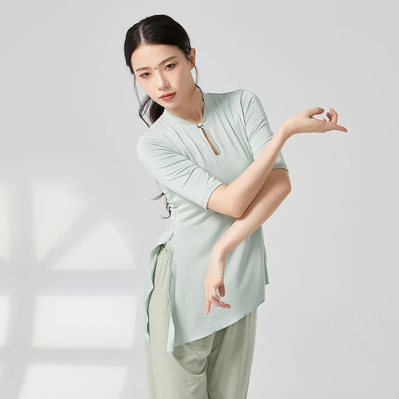 

Spring and Autumn Dance Practice Suit Classical Dance Body Rhyme Suit Female Chinese Style