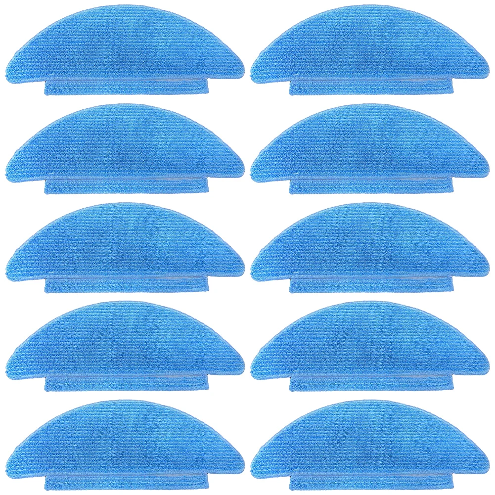 4/10 Pack Mop Cloth For Conga 7490 Eternal Robot Vacuum Cleaner Dry And Wet Usage Mop Cloths Pad Floor Cleaning