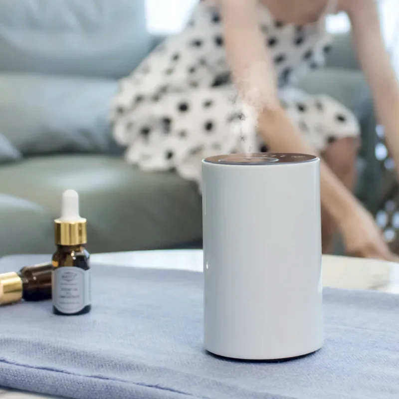 Diffusore di olio essenziale senza acqua diffusore nebulizzante batteria e deodoranti per auto intelligenti portatili diffusore per aromaterapia a nebbia fredda