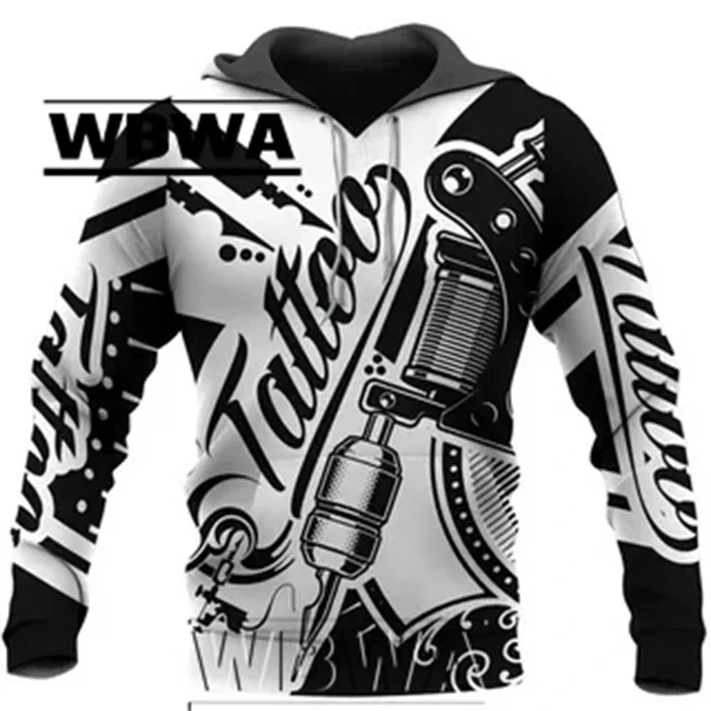 WBWA Fashion Novelty Streetwear Hoodie Men Pullover Shirts Musical Note 3D Print Hooded Sweatshirt Piano Harajuku Long Sleeve