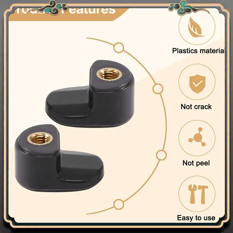M45K-2Pcs Rear Fender Mudguard Scooter Body Folding Force Hook Accessories For Xiaomi Mijia M365 Electric Scooter Skateboard Bla