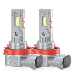 2Pcs H8 H11 Led HB4 9006 HB3 9005 H16 H7 Fog Lights Bulb 30000LM 6000K White 3000K Car Driving Running Lamp Auto Leds Light