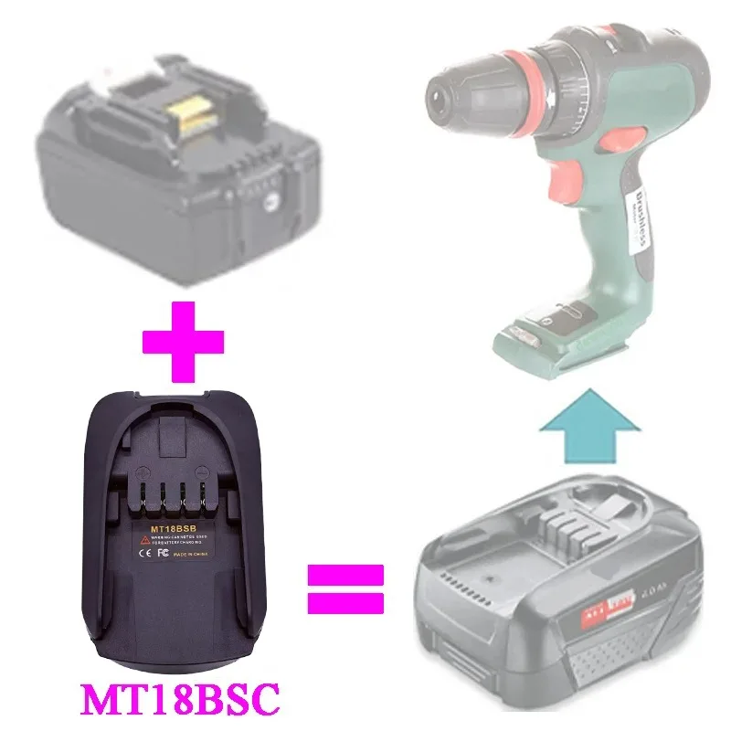 Battery Converter Adapter MT18BSB for Makita