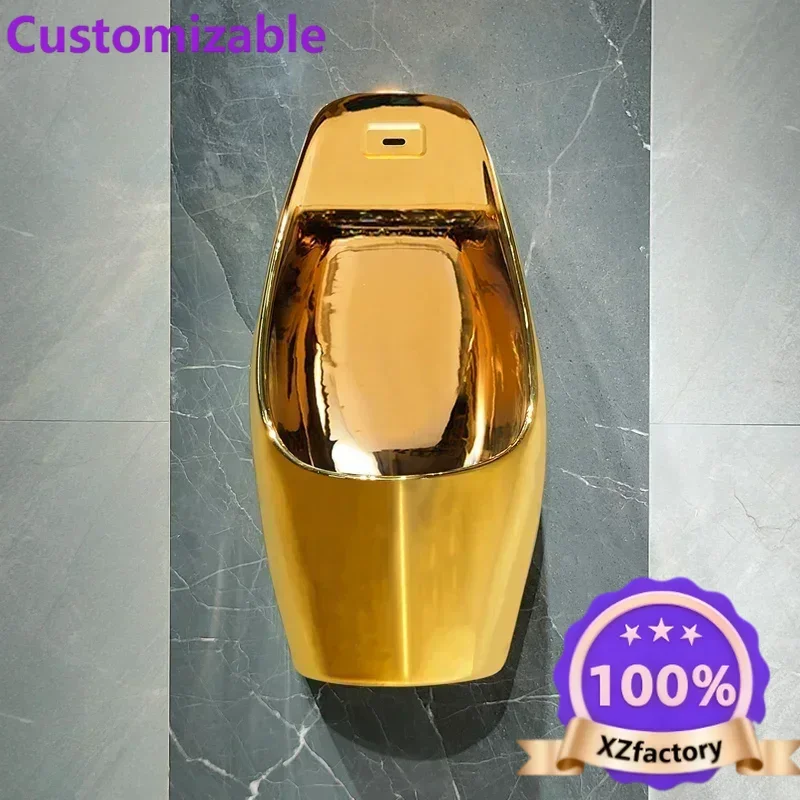 Factory Direct 2026 Automatic induction gold ceramic men's local tyrant gold wall hanging gold vertical Hot sales