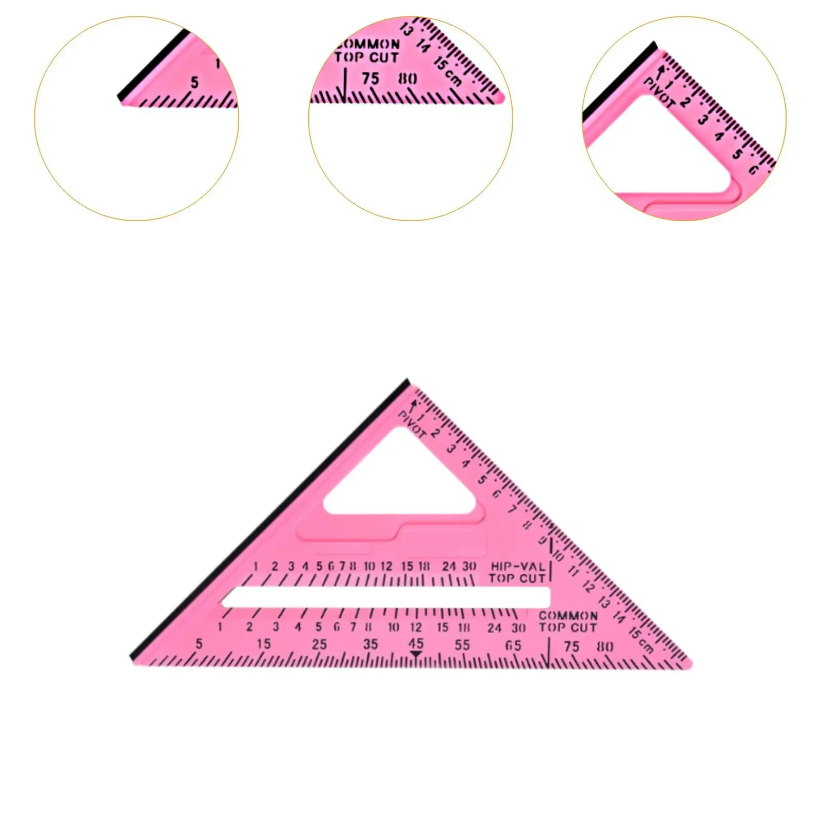Carpentry Triangle Ruler Protractor Measuring Carpenters Tool for Household Machinist Remodeling Projects Carpenter Workshop