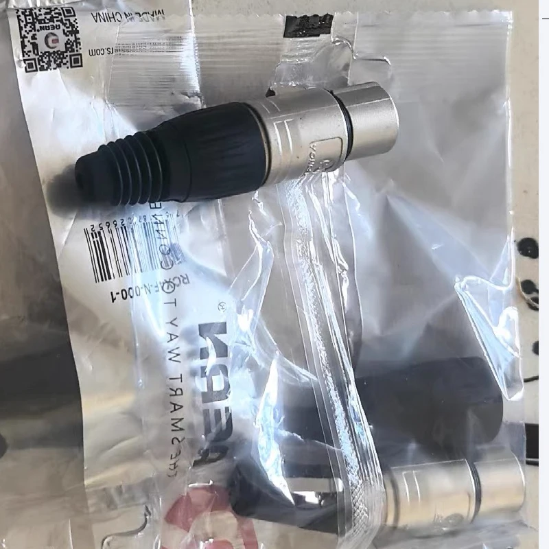 

4 Pin XLR Male/Female Gold-plated XLR Plug Connector Balanced Plug RCX4F RCX4M-N-012-1 RCX4F-N-000-1+RCX4M-N-000-1