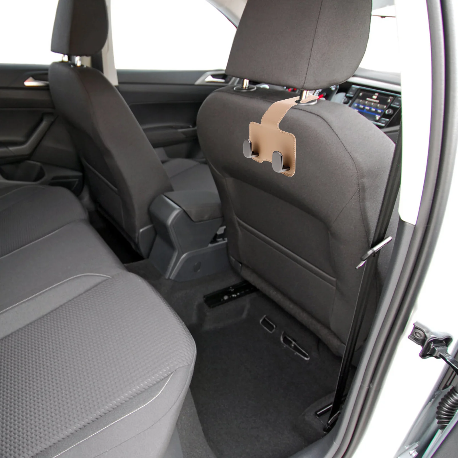 

Car Headrest Hook Multifunctional Car Seat Back Hook Hidden Design Easy Installation for Purses Bags Organization
