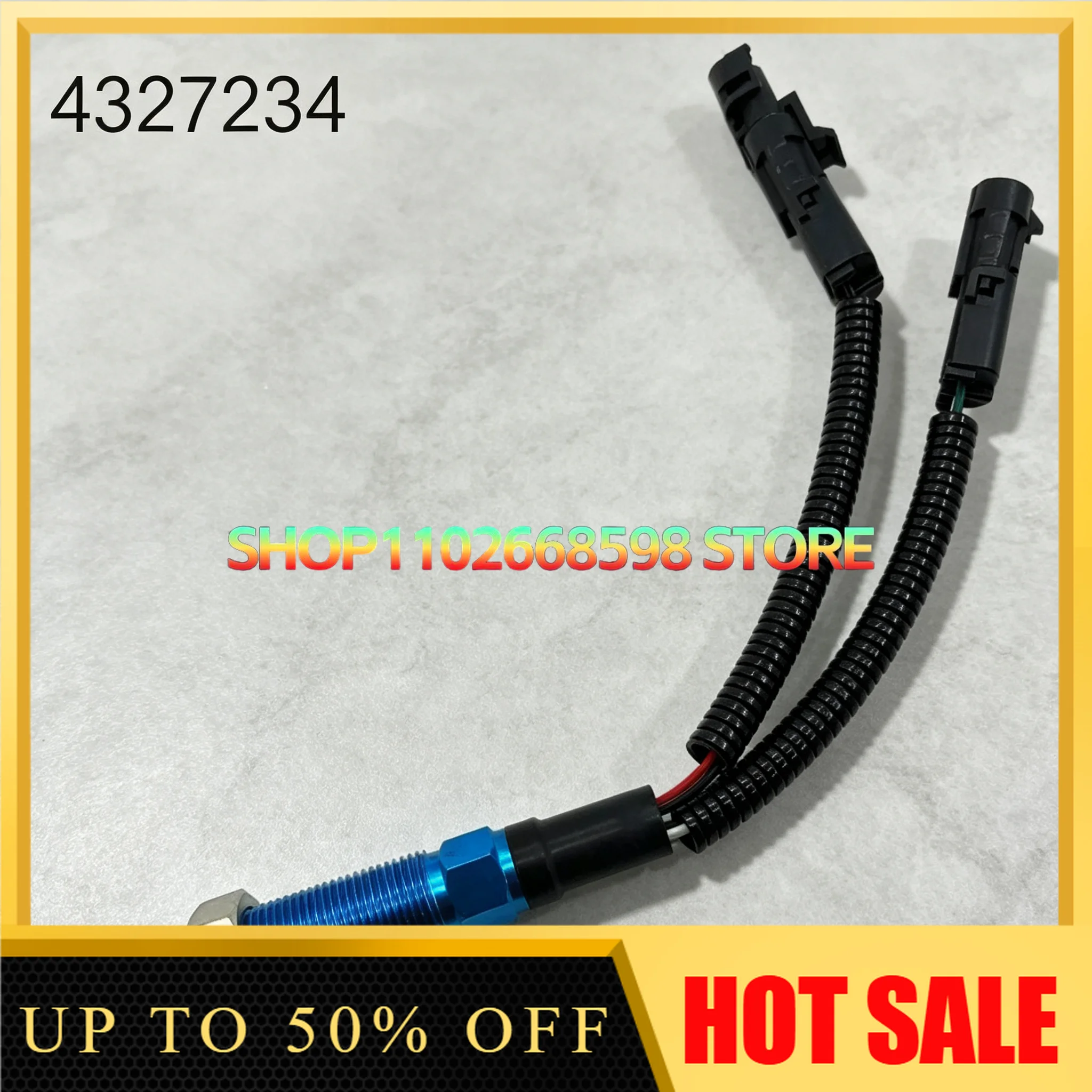 Plug-In Speed Sensor 4327234 Excavator Accessory Essential QSM11 ISM11 Engine Dual  Part for Equipment Maintenance
