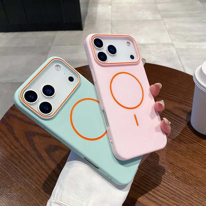 حافظة هاتف مغناطيسية رفيعة للغاية وبسيطة لهاتف آيفون 17 برو ماكس، مادة TPU ناعمة مع ملمس زيتي ناعم، عروض مثالية #6