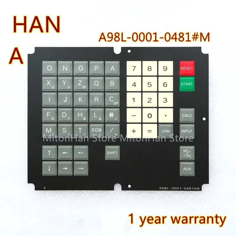 

For A98L-0001-0481#M #T Membrane Keypad