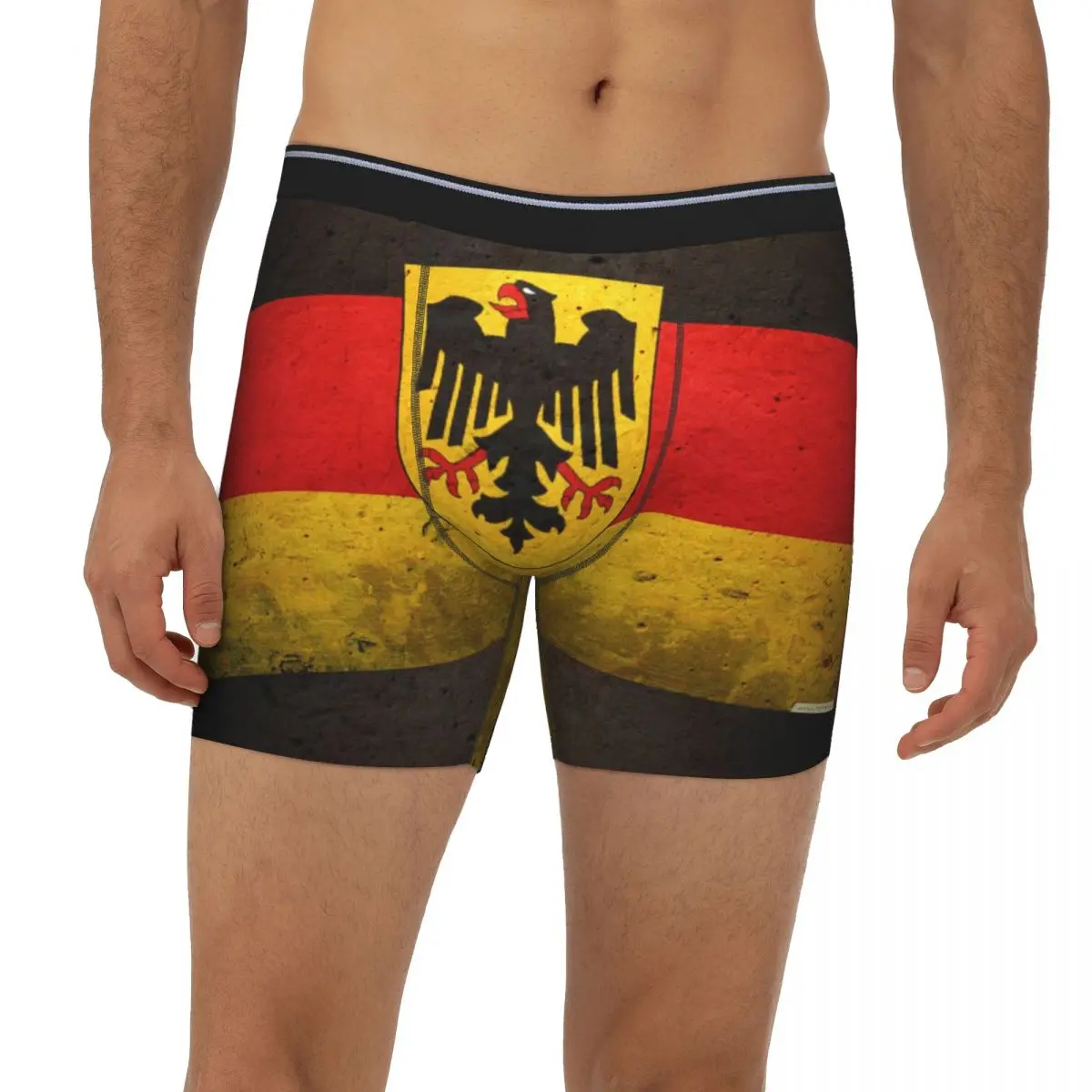 

Germany Flag Underpants Breathbale Panties Male Underwear Print Shorts Boxer Briefs extended underwear